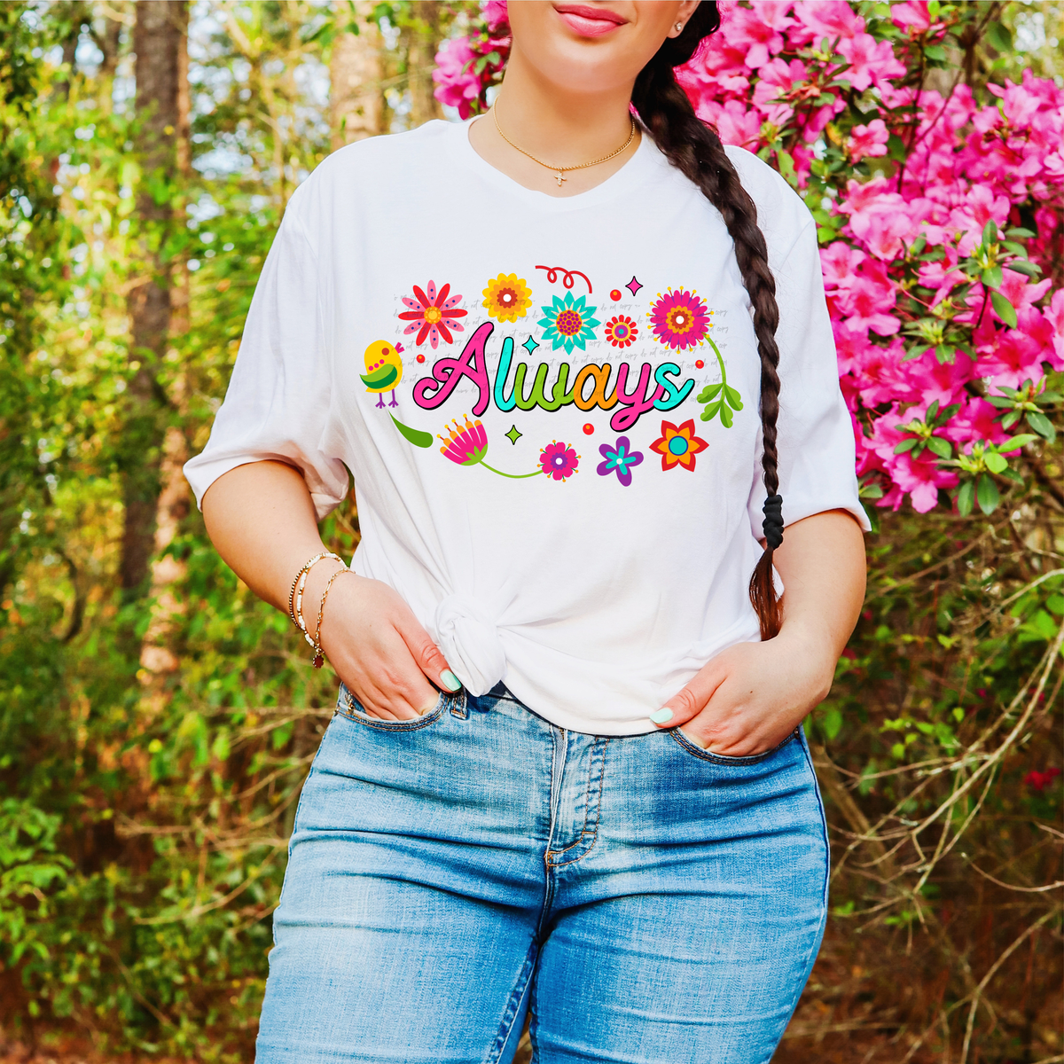 Always Floral Chic 76623 DTF Transfer