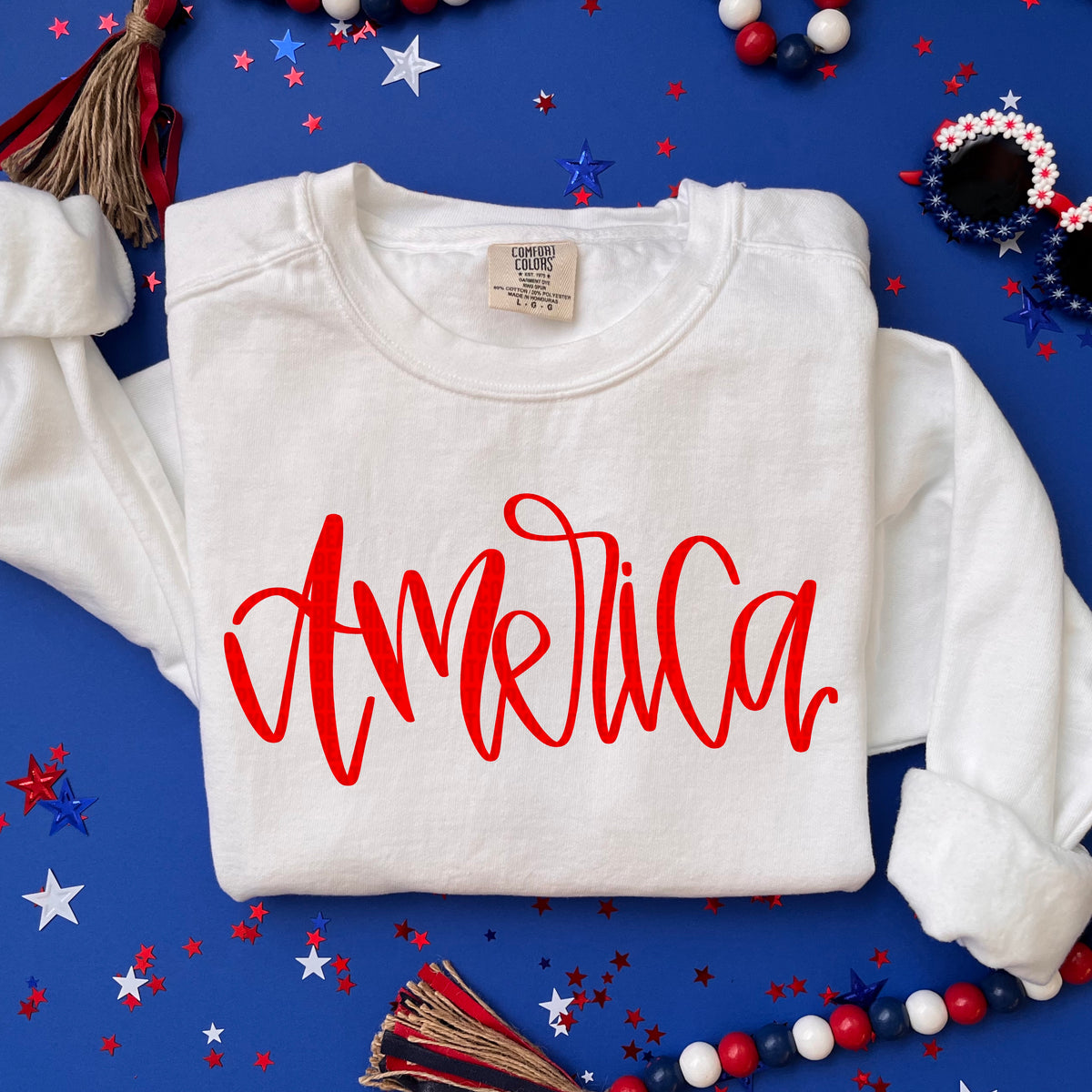 America RED 103844 DTF transfer