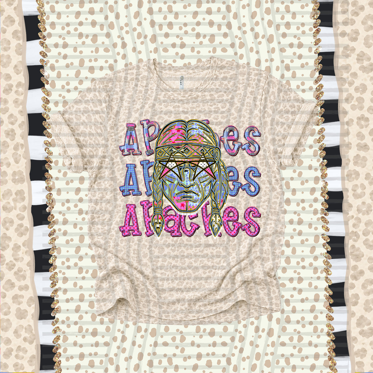 Apaches -Dolly Doodle Print (Caplinger) DTF Transfer
