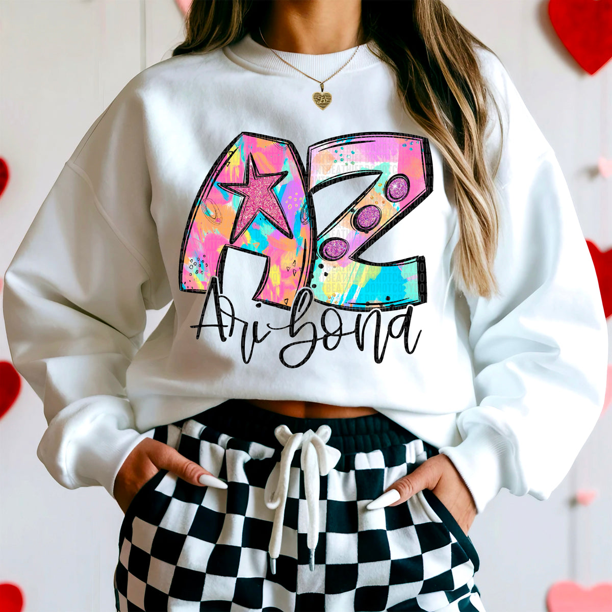 AZ Arizona Neon Splash (SDD) DTF transfer