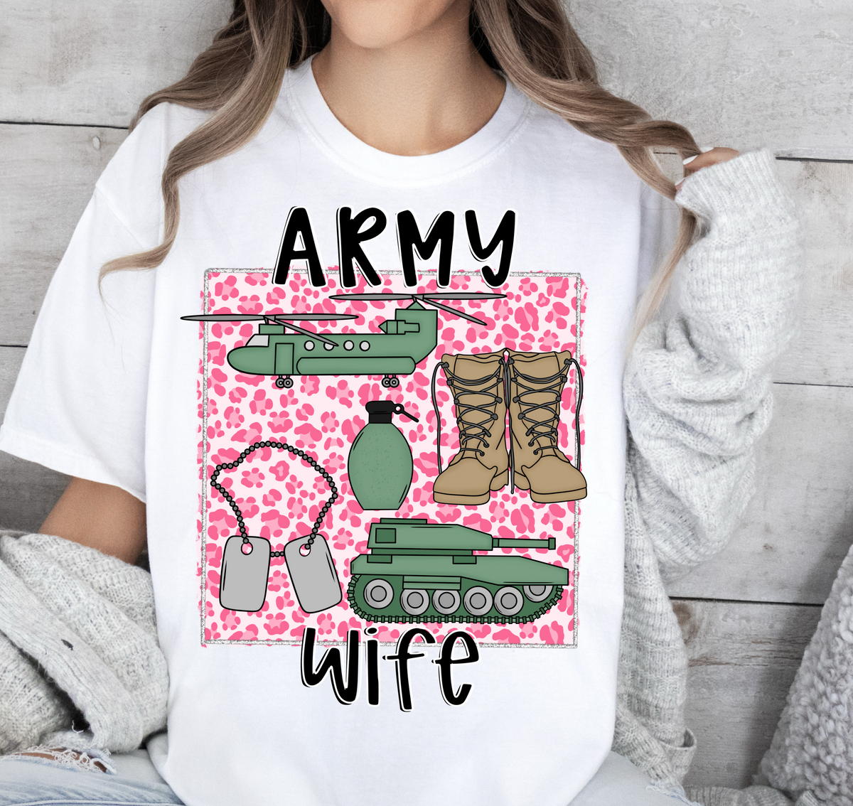 Army Wife (CMD) DTF transfer