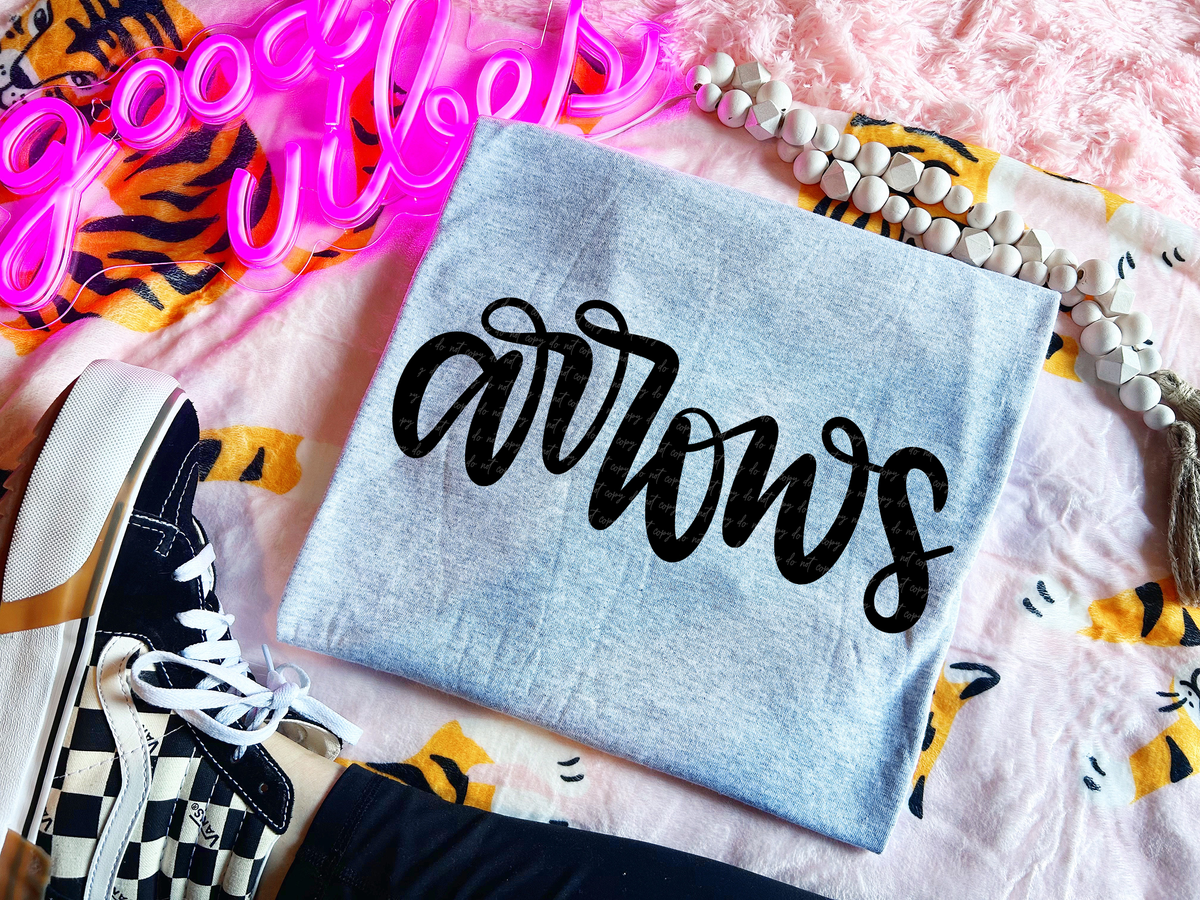 Arrows Hand Lettered 54001 DTF transfer