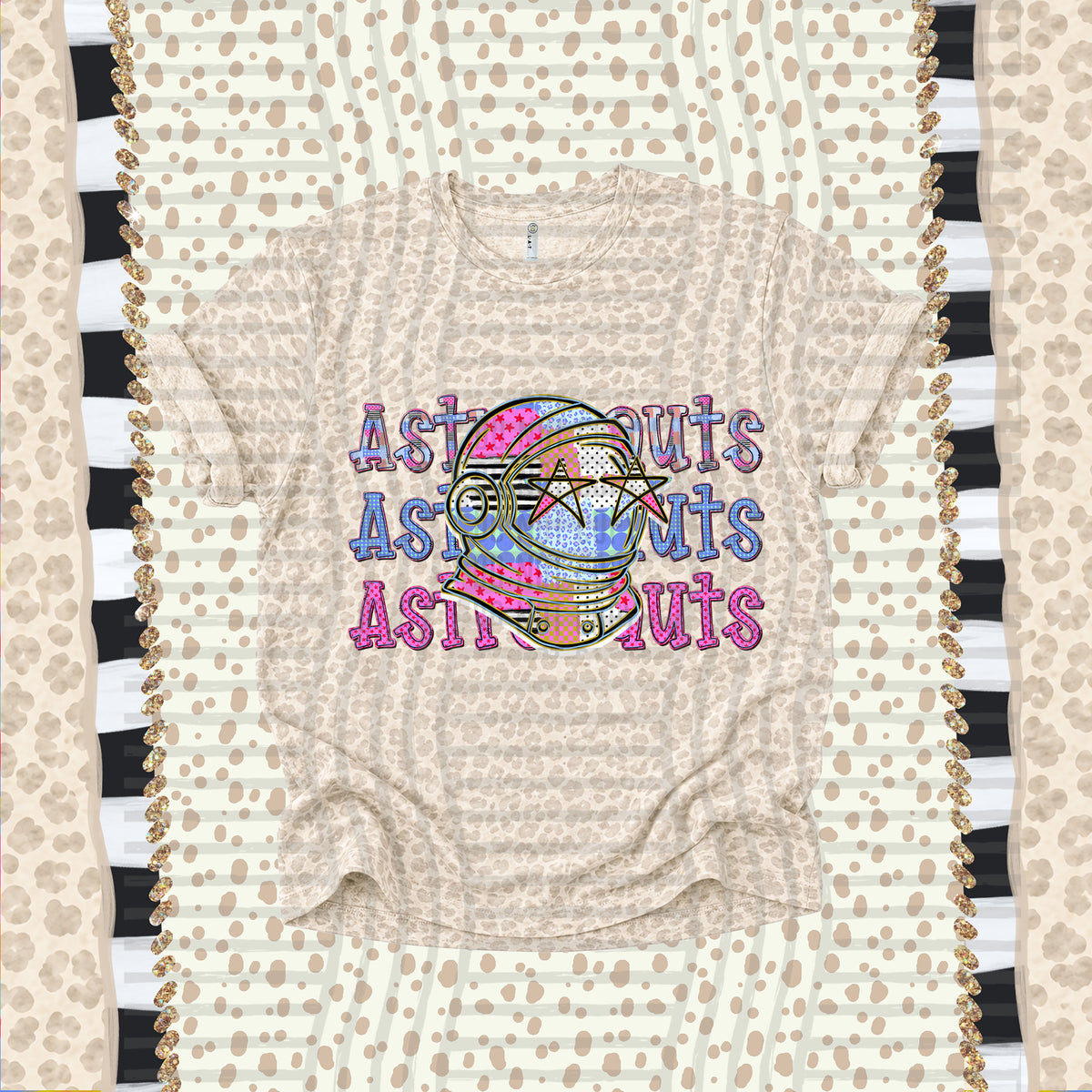 Astronauts-Dolly Doodle Print (Caplinger) DTF Transfer