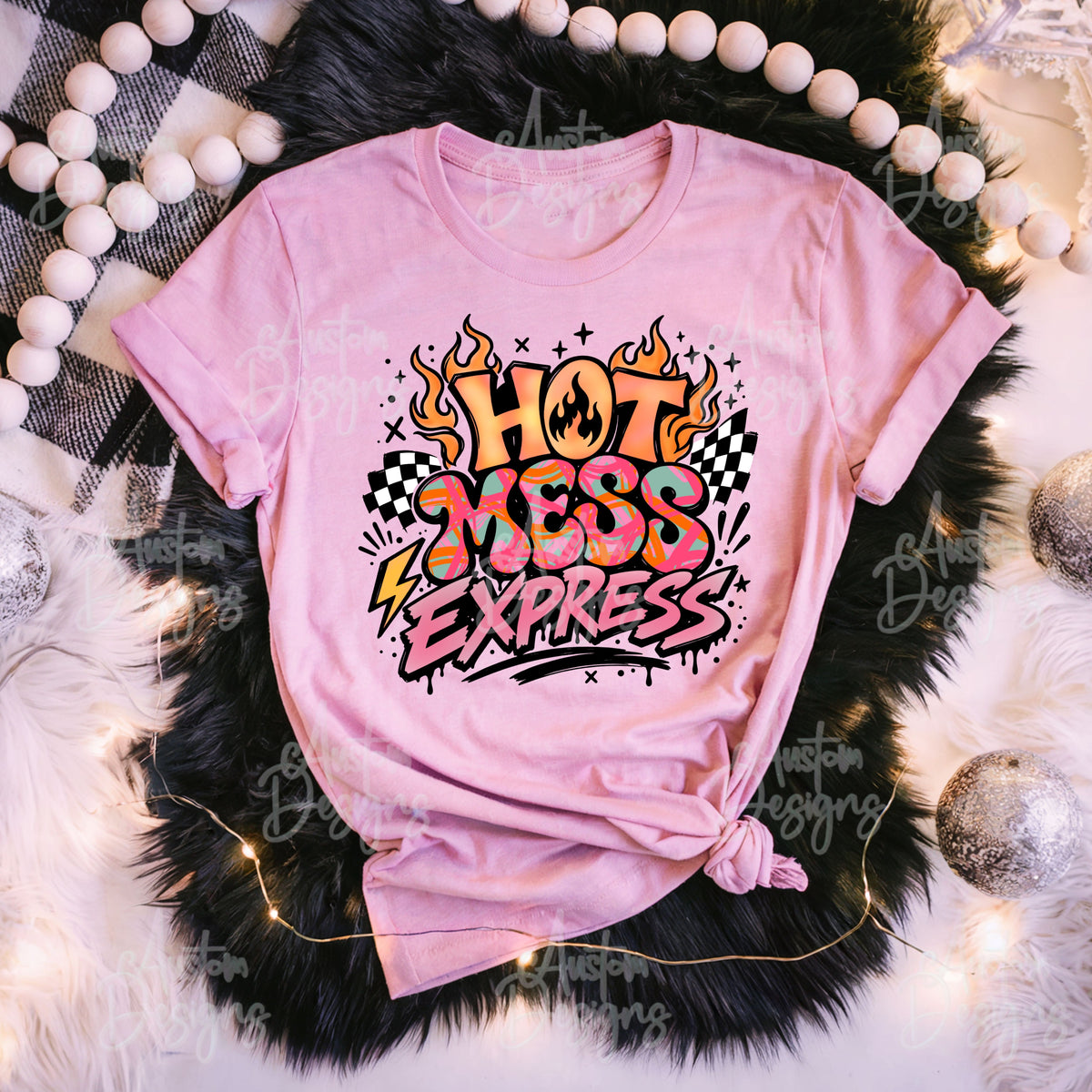 Hot mess express flames DTF Transfer