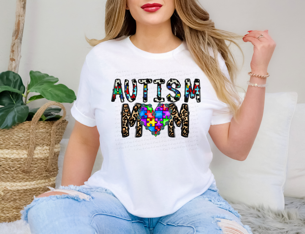 Autism Mom Multi Font 116203 DTF Transfer