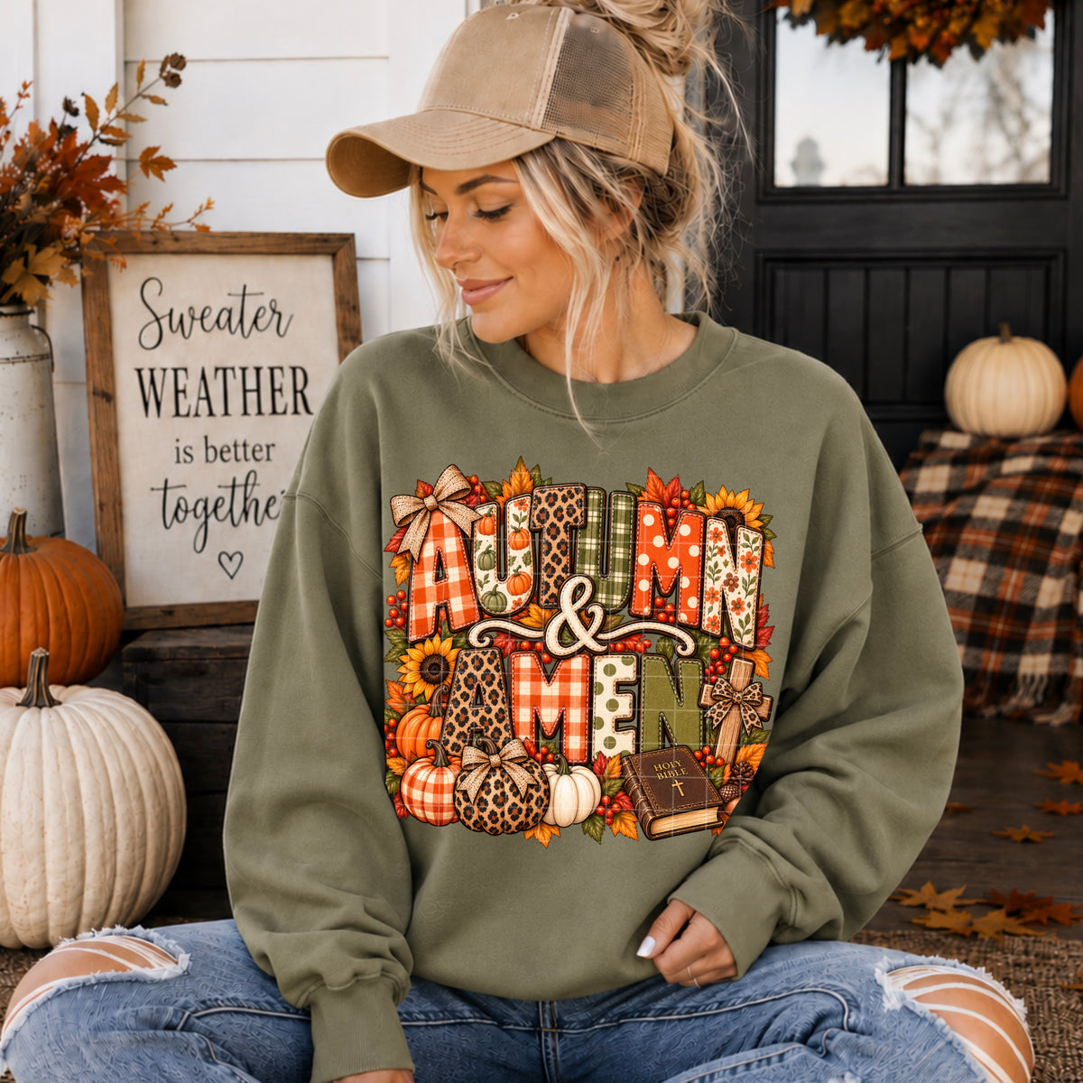 Autumn and amen (SDD) DTF Transfer