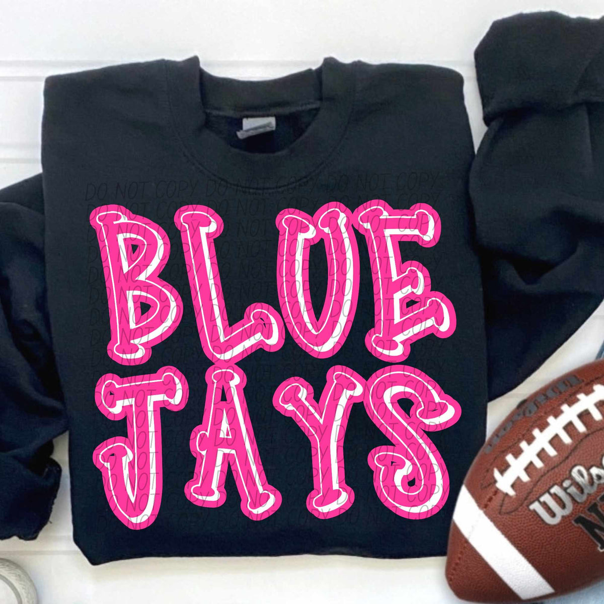 Blue jays hot pink 55372 DTF transfer