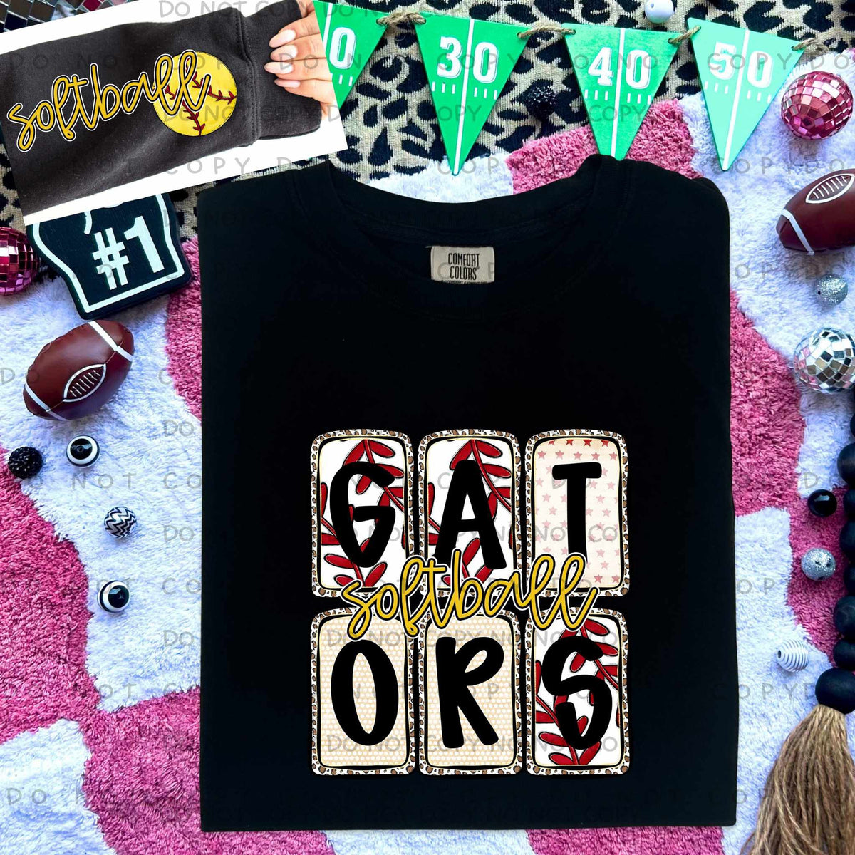 Gators Softball FRONT (Caplinger) 82812 DTF transfer