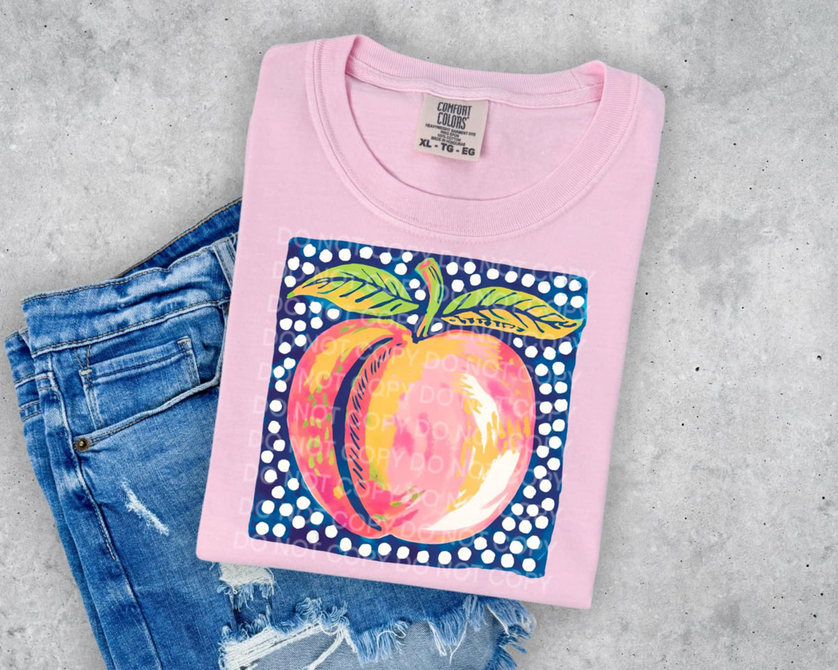 Peach (scg) DTF transfer