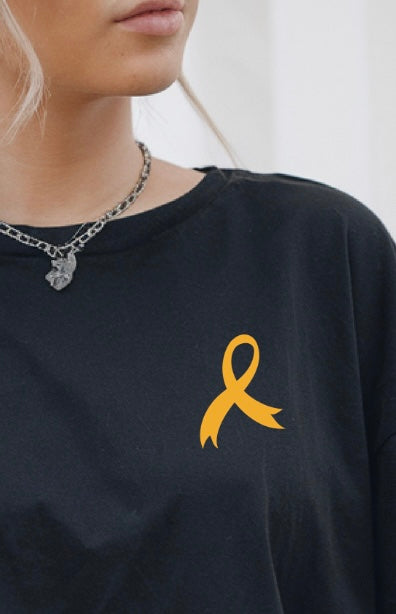 Gold ribbon pocket (PARKER) DTF transfer