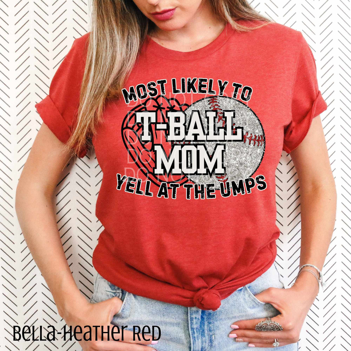 T-ball mom most likely to BASEBALL 82188 DTF transfer