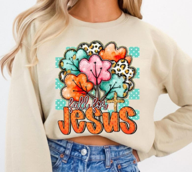 Fall for Jesus 107247 DTF transfer