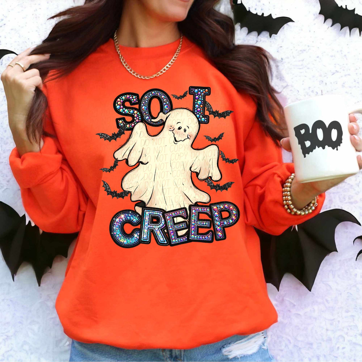 So I creep happy ghost (CITY) 55904 DTF transfer