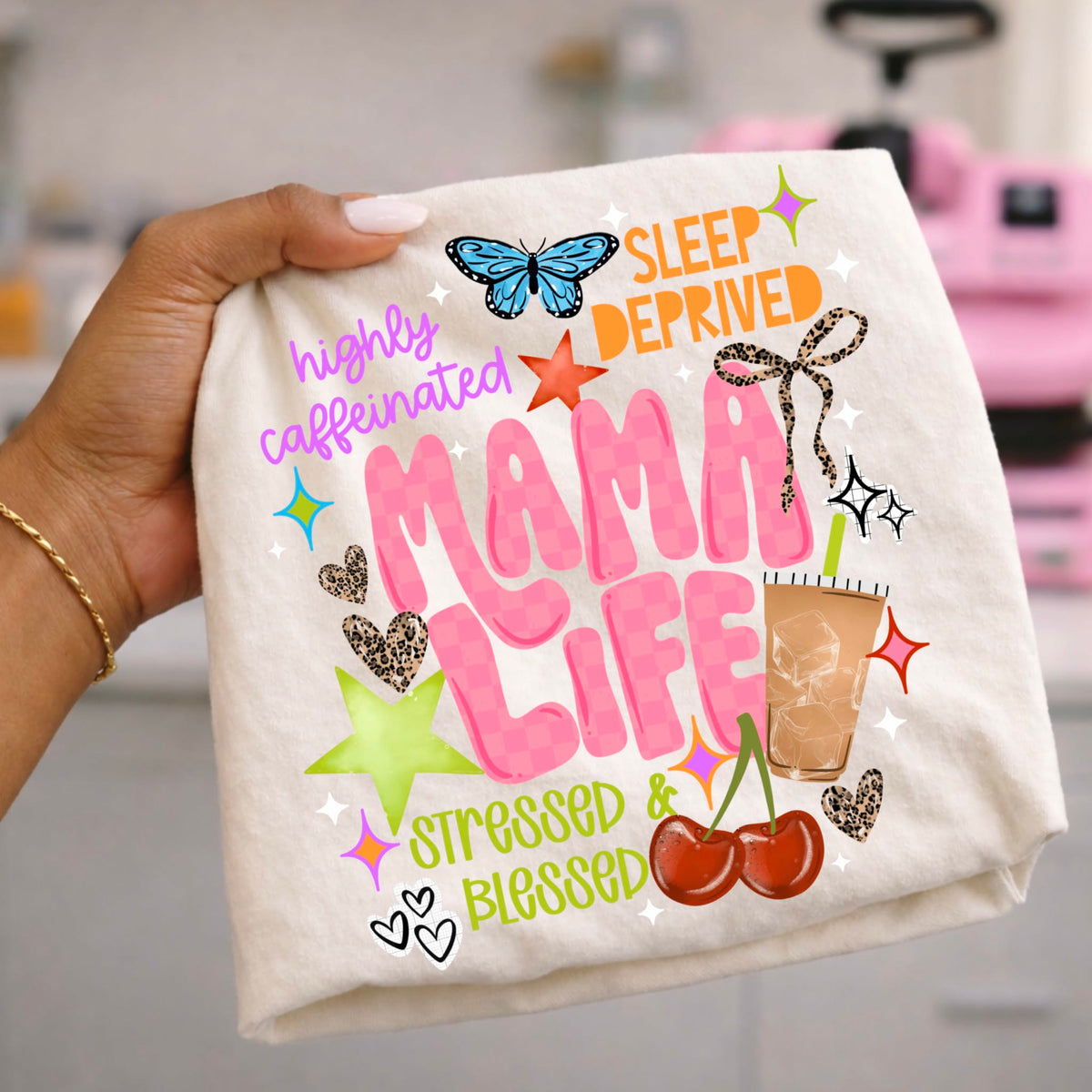 Mama life with quotes csc Sunday Special DTF transfer