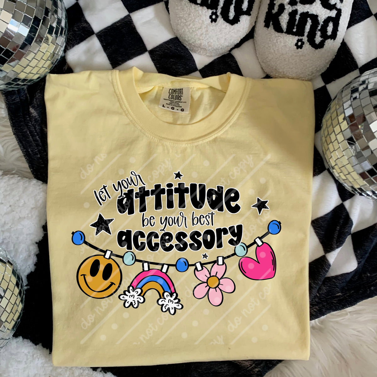 Attitude be your best accessory (scarlow) DTF transfer