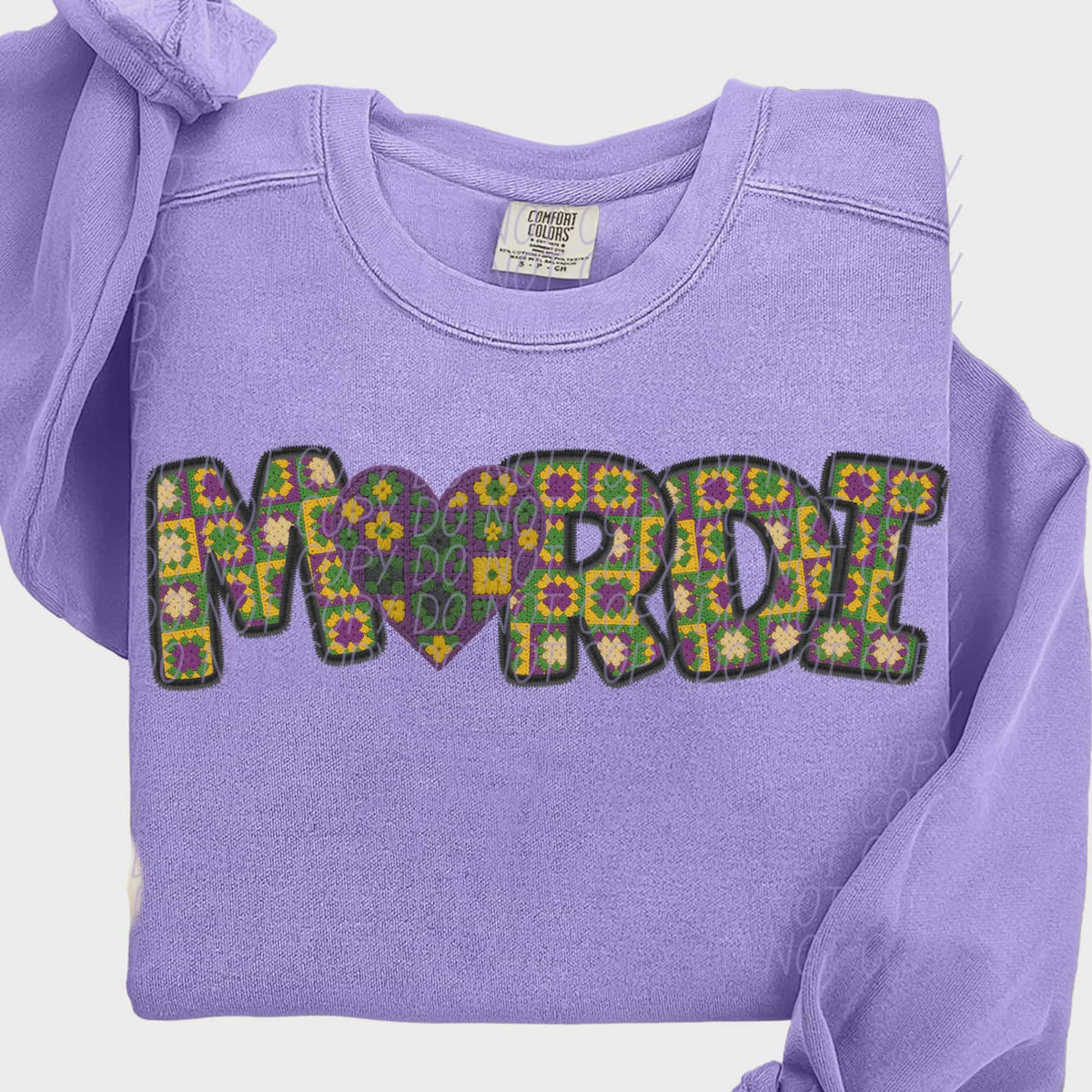 Mardi heart (city) DTF Transfer