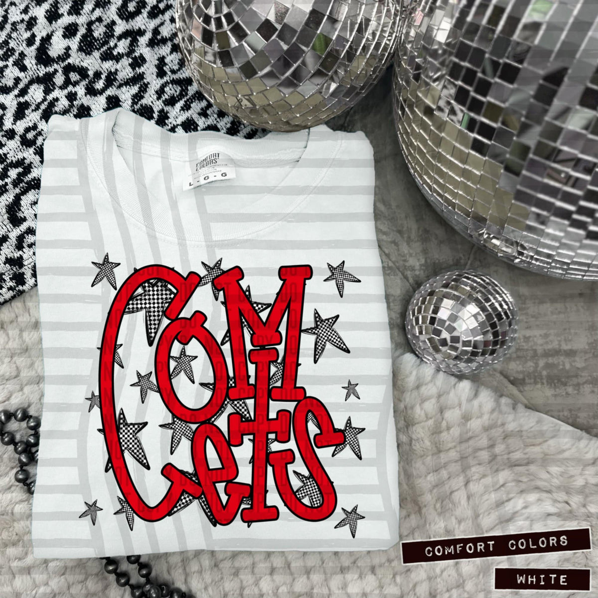 Red Staggered Mascots (Caplinger)