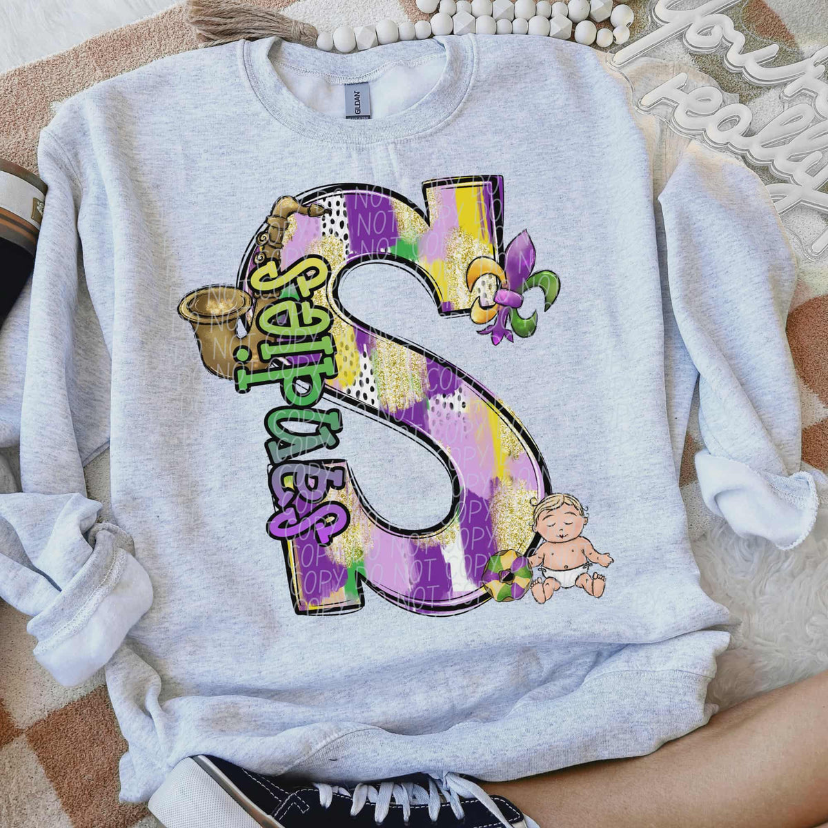 Sandies Mardi Gras (city) DTF Transfer