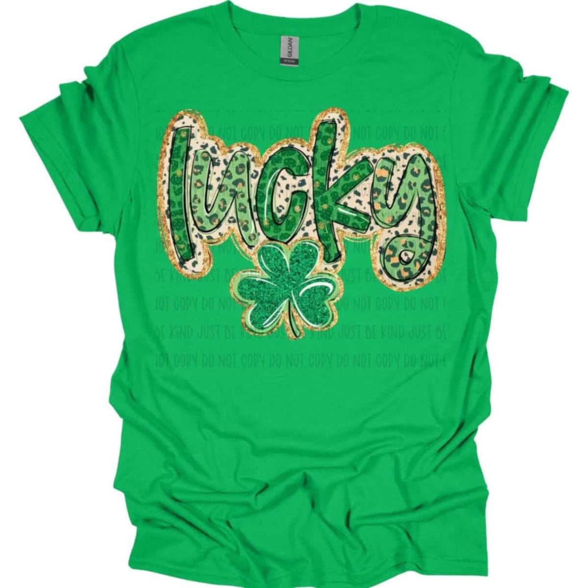 Lucky green leopard (SSD) 92493 DTF transfer