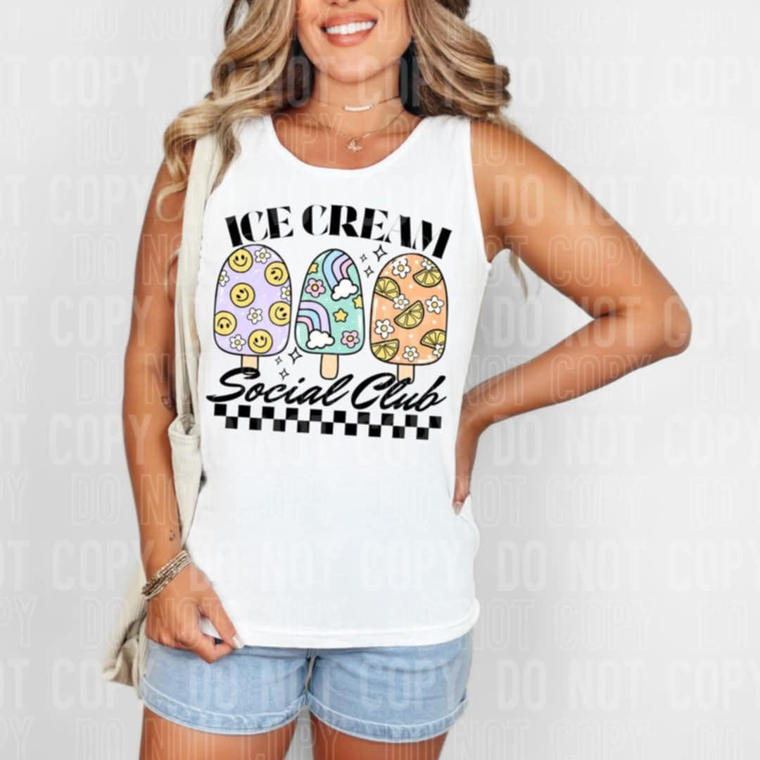 Ice cream social club (SBB) 99540 DTF transfer