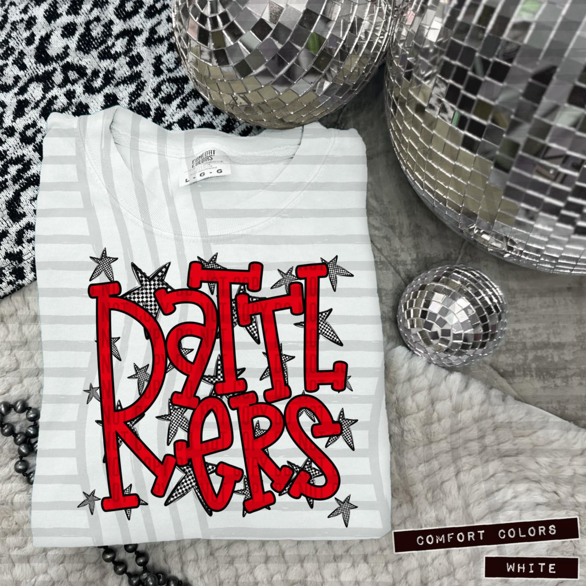 Red Staggered Mascots (Caplinger)