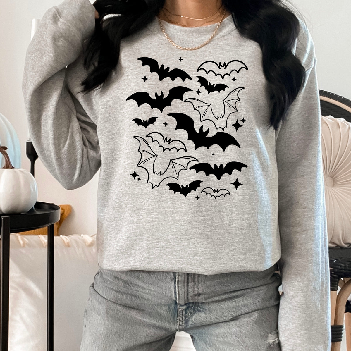 Bats collage (black) (CSC) DTF Transfer