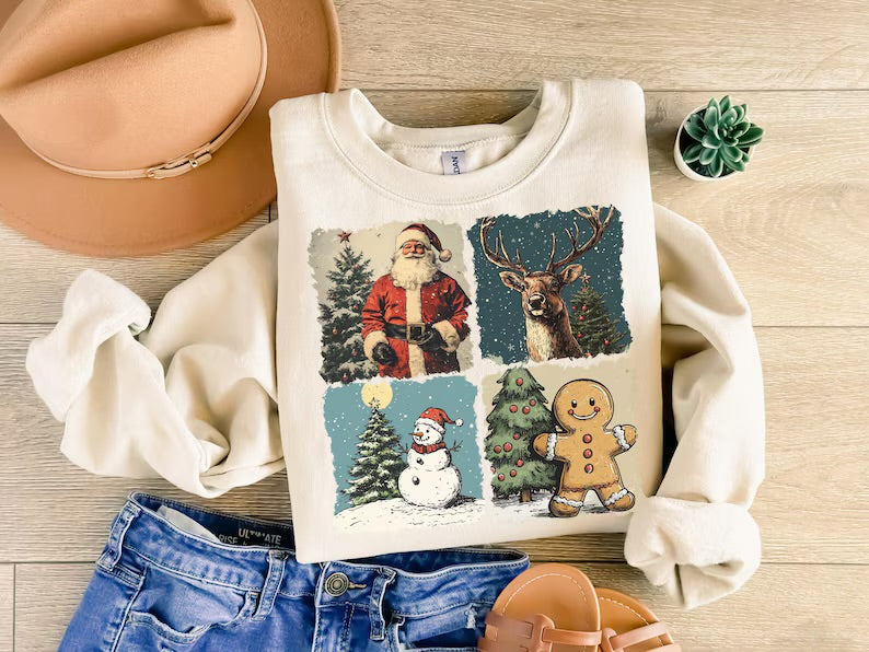 Christmas blocks 67586 DTF transfer