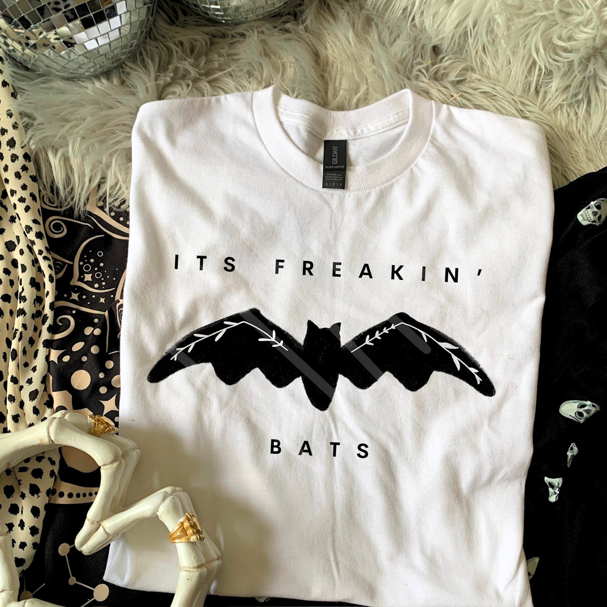 It’s Freakin Bats with black bat 110643 DTF transfer