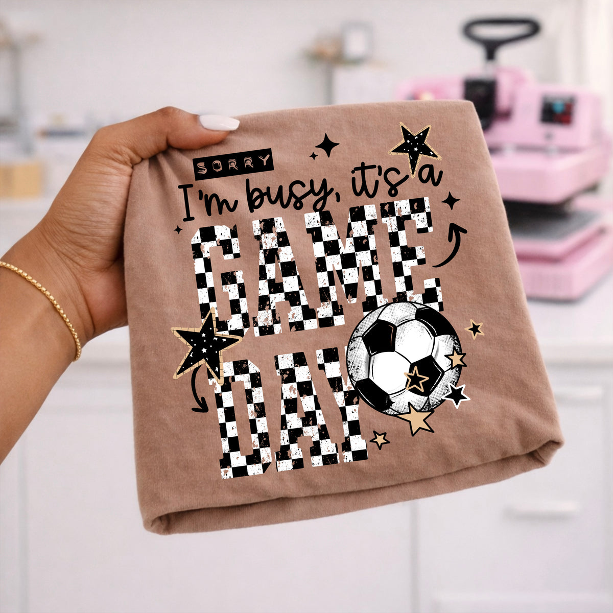 Sorry I’m busy game day soccer (CSC) DTF Transfer