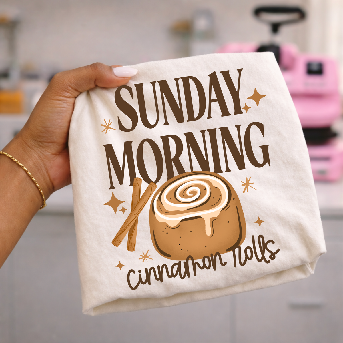 Sunday morning cinnamon rolls (CSC) DTF Transfer