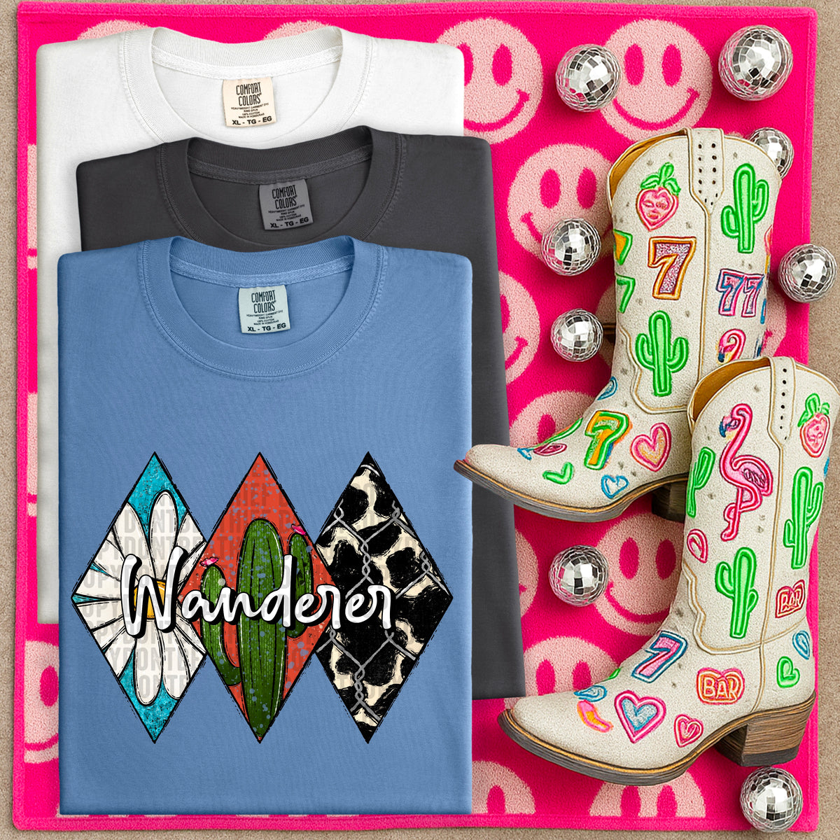 Wanderer diamonds 103377 DTF transfer