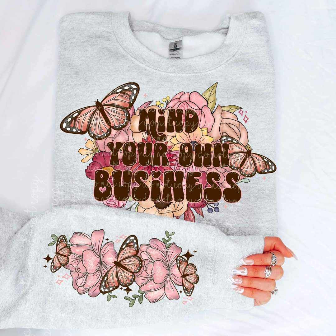 Mind your own business FRONT (MMD) 62465 DTF transfer