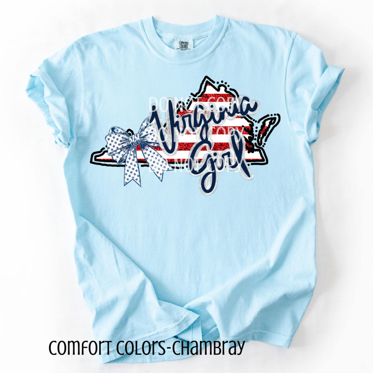 Patriotic GIRL states CSG DTF transfers