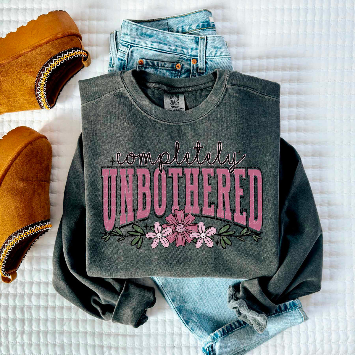 Completely unbothered (CMLD) 84707 DTF transfer