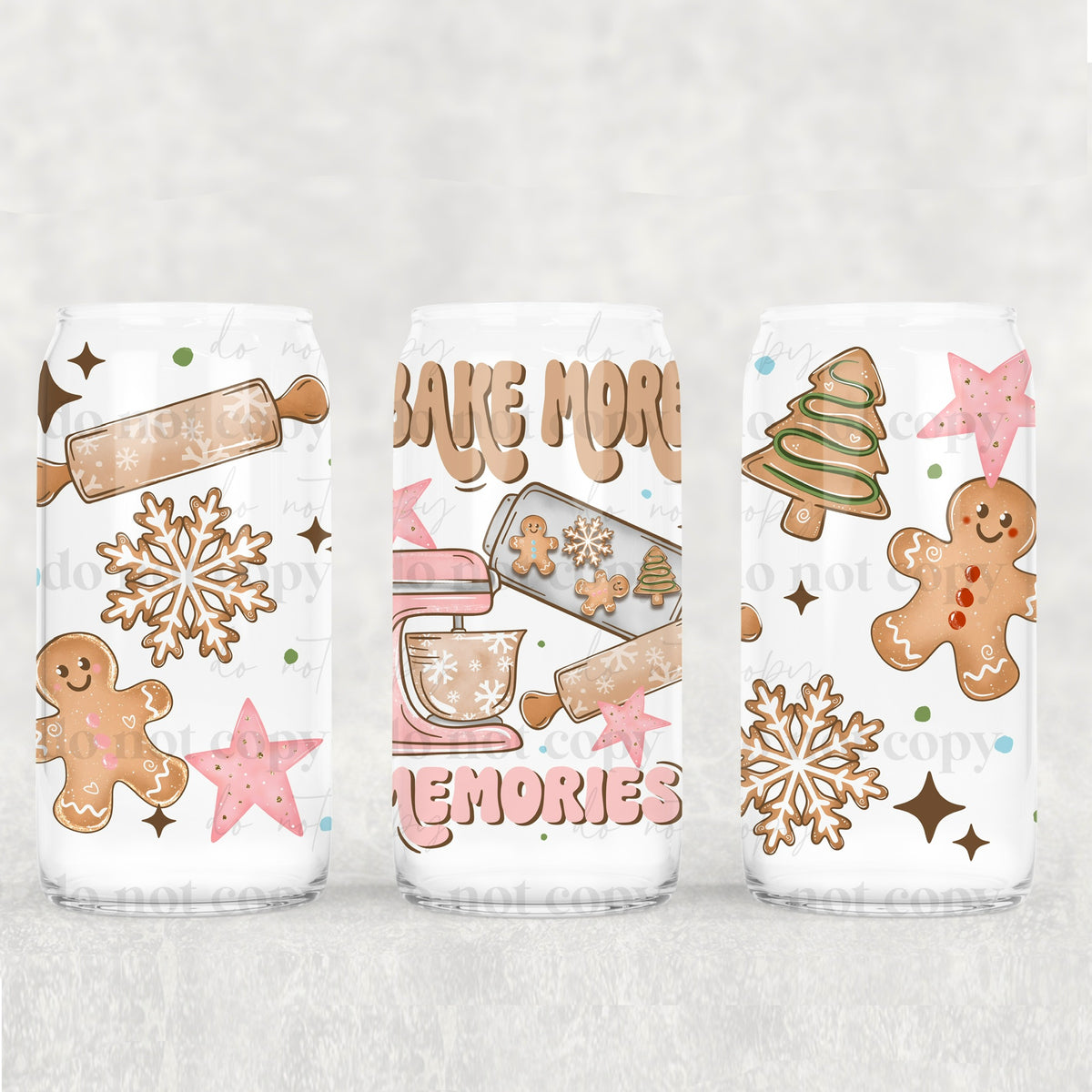 Bake more memories (exclusive) UV DTF WRAP