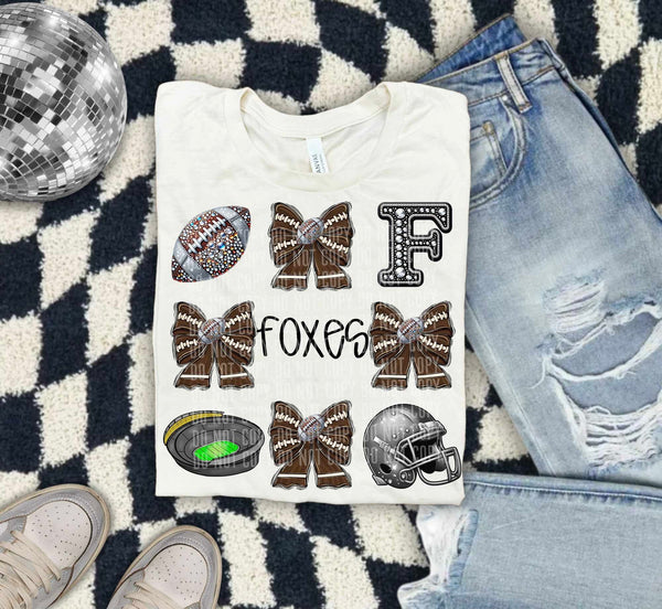 Foxes football collage (Caplinger) 55866 DTF transfer