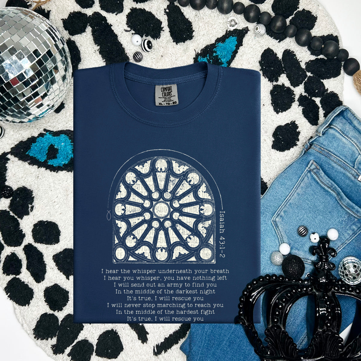 I hear the whispers underneath your breath WHITE 91583 DTF transfer