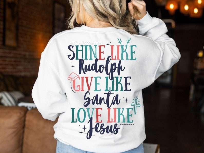Shine like Rudolph (KARTA) 67113 DTF transfer