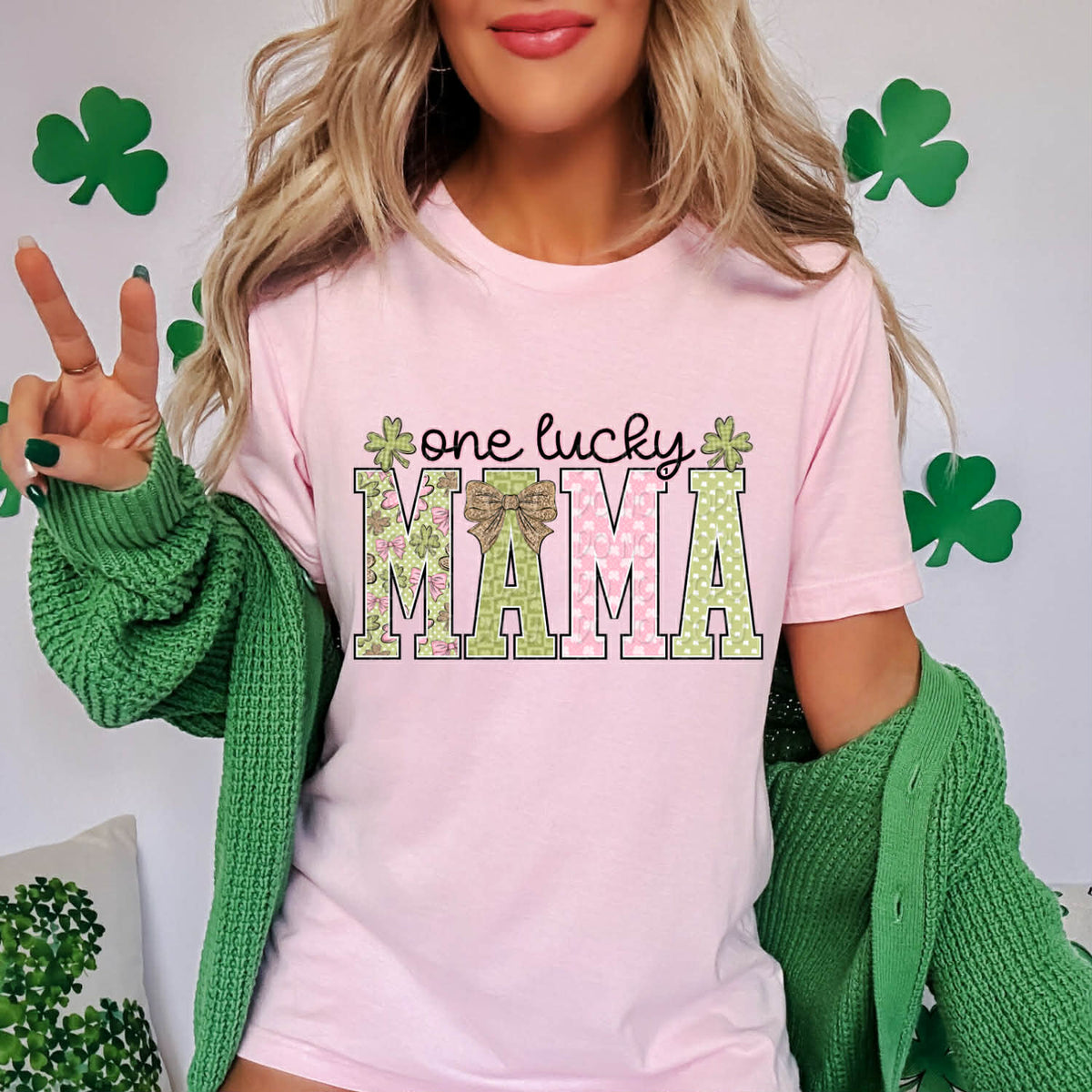 One Lucky Mama (SWD) DTF transfer