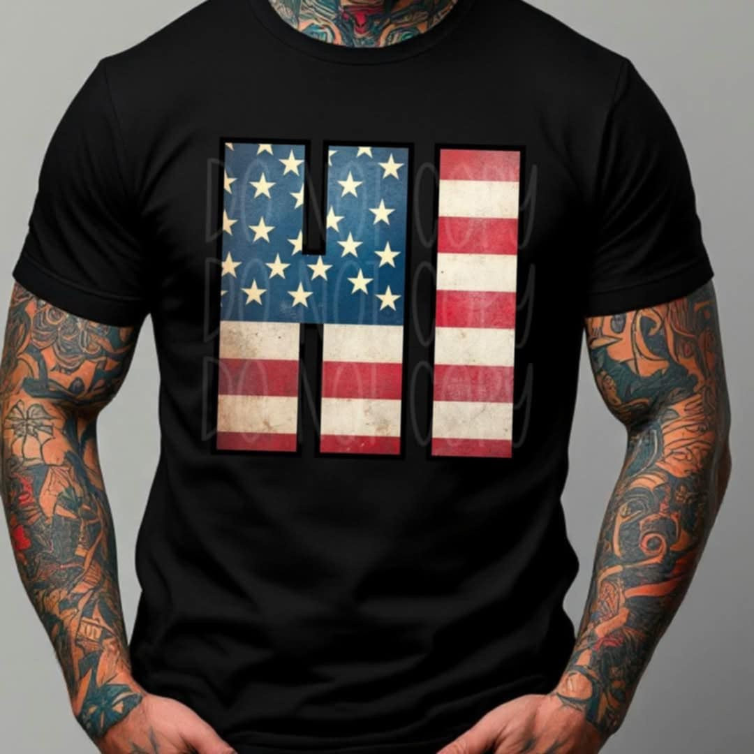 Patriotic States Initials