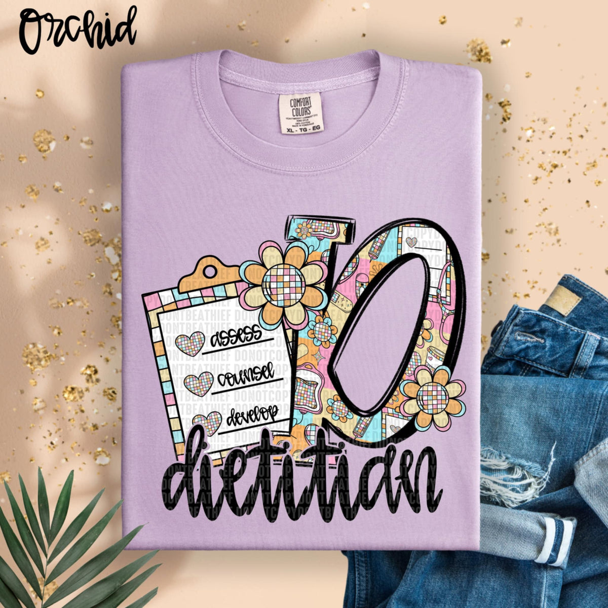 D dietitian clip board (SDD) 98381 DTF transfer