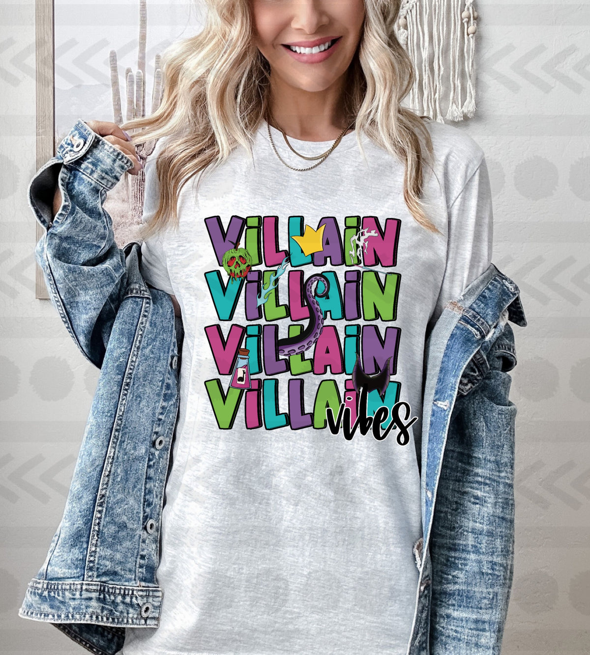 Villain stacked vibes 14156 DTF transfer