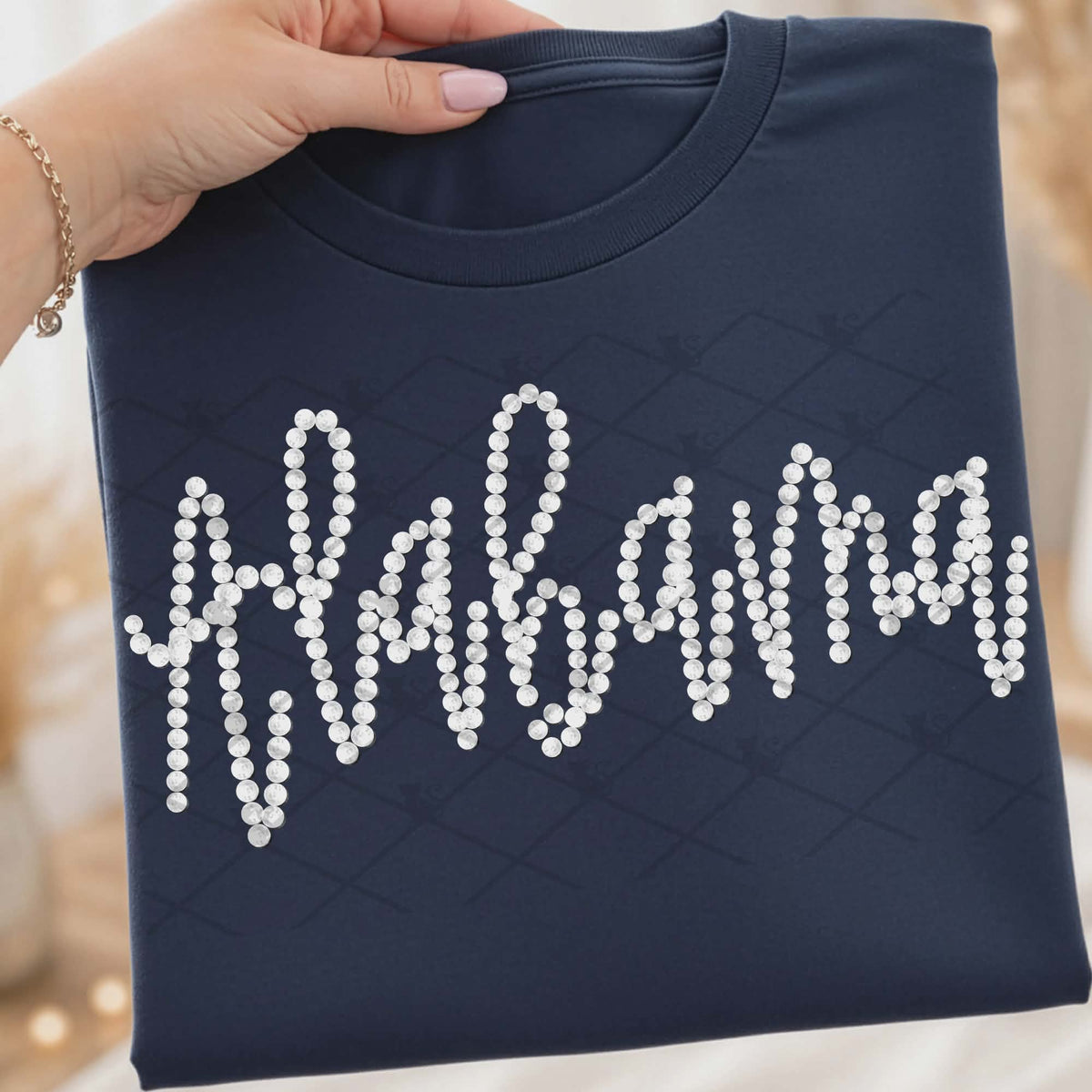 Alabama faux beads (TTD) DTF Transfer