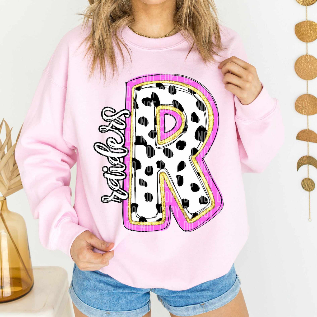 Raiders Polka Font Mascot Caplinger 56184 DTF transfer