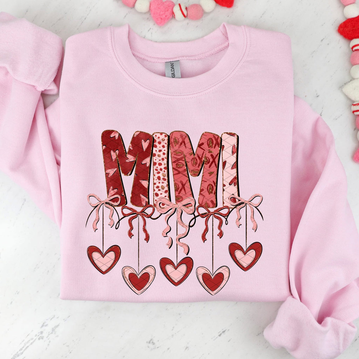 Mimi hearts and bows (SDD) DTF transfer