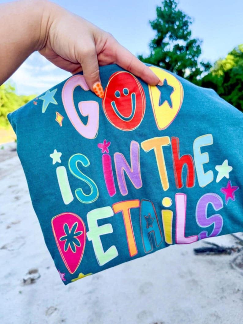 God is in the details 106746 DTF transfer