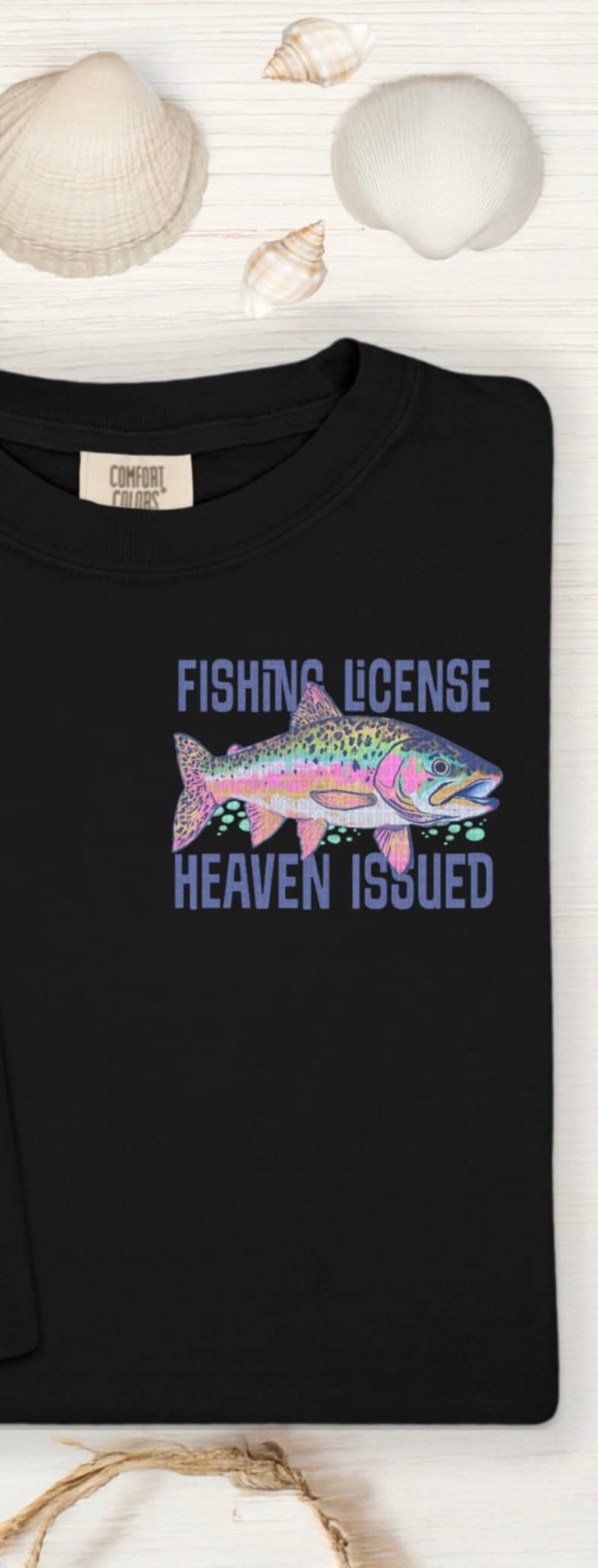 Fishing license heaven issued (SDD) 96736 DTF transfer