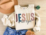 Jesus is the light 73846 DTF transfer