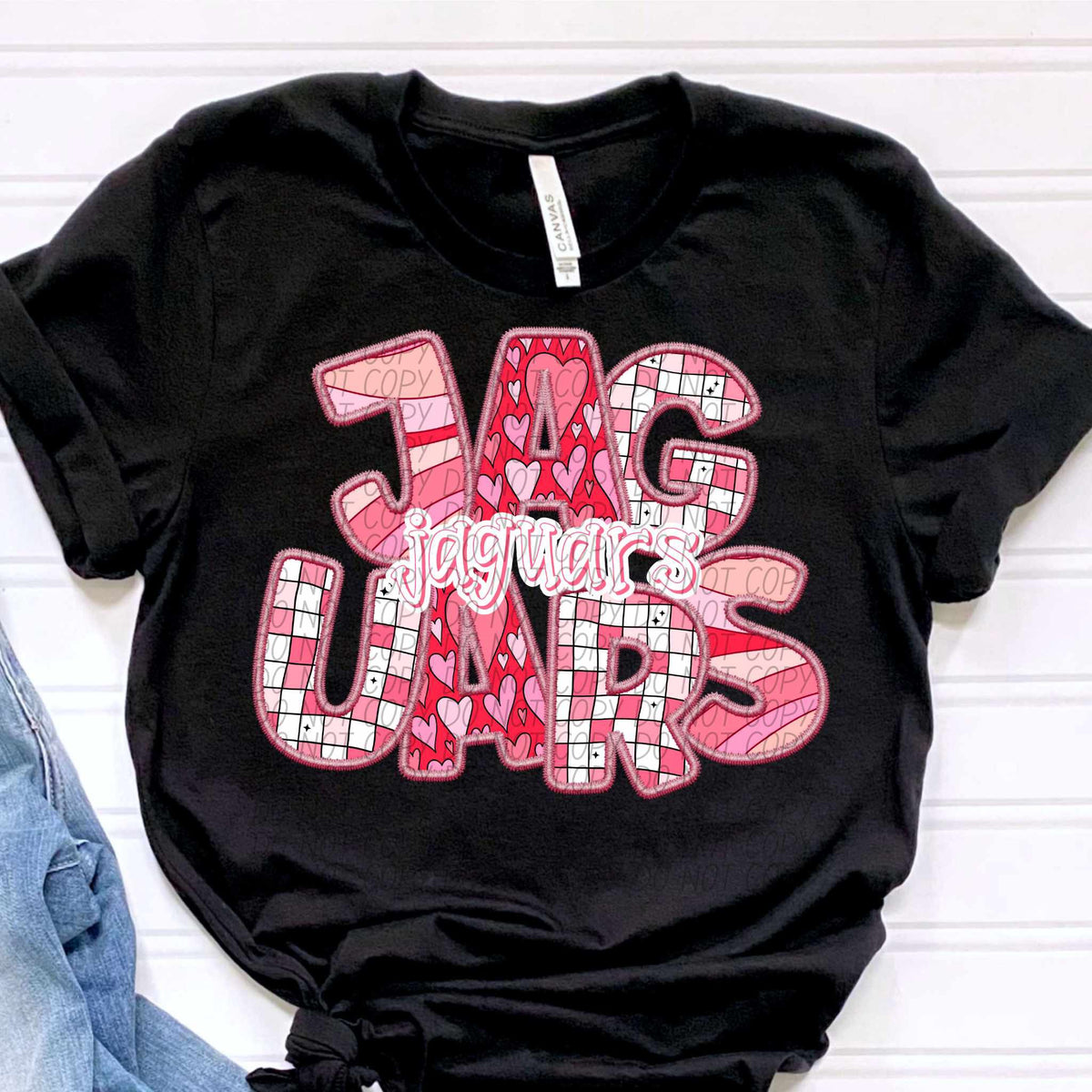 Jaguars pink groovy (CITY) 79688 DTF transfer