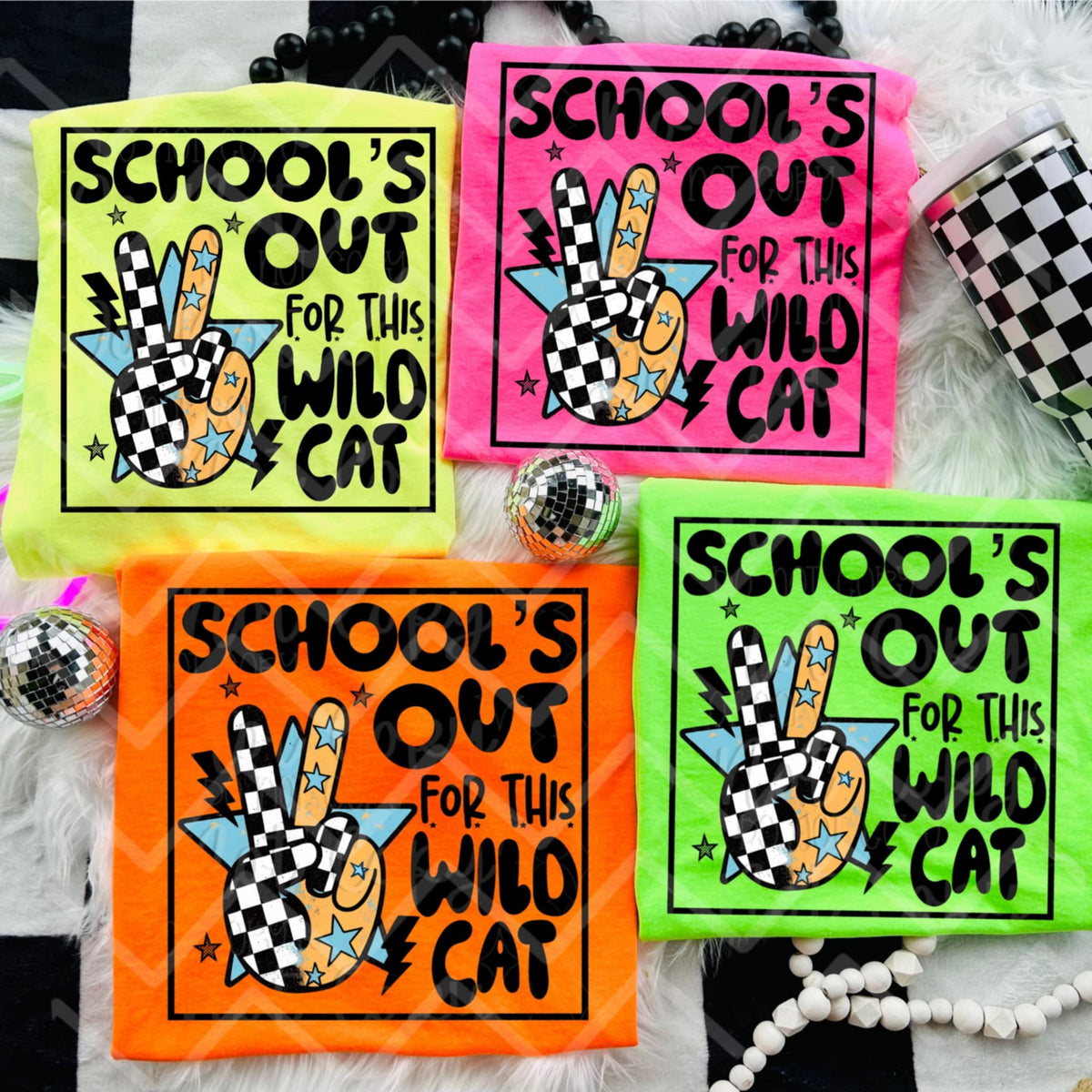 Schools out for this wildcat (Virgo) 99182 DTF transfer